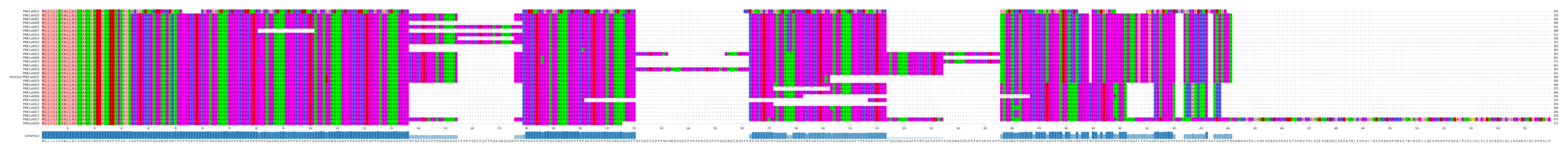 Multiple Alignments (by translate haplotype similarity)