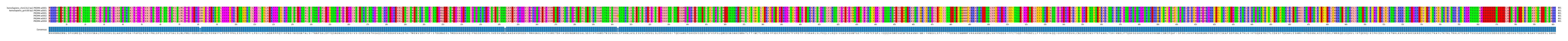 Multiple Alignments (by translate haplotype frequency)