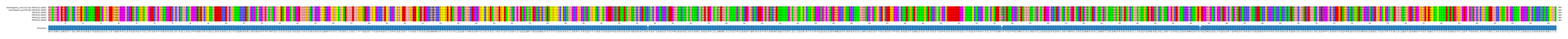 Multiple Alignments (by translate haplotype frequency)