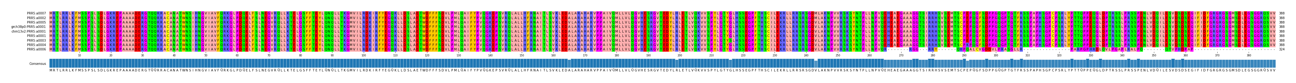 Multiple Alignments (by translate haplotype similarity)