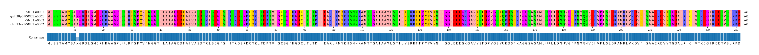 Multiple Alignments (by translate haplotype similarity)