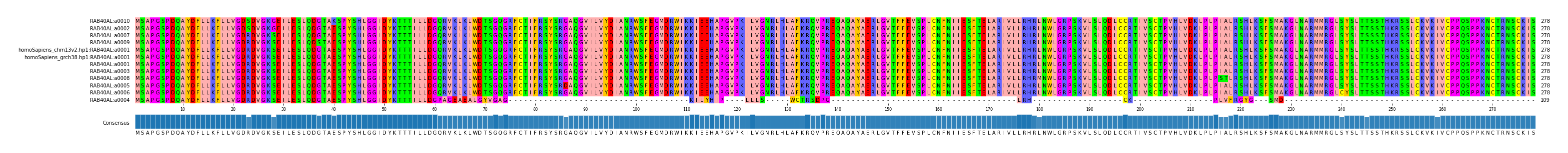 Multiple Alignments (by translate haplotype similarity)