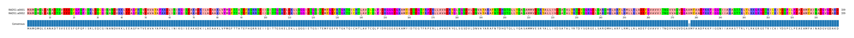 Multiple Alignments (by translate haplotype frequency)