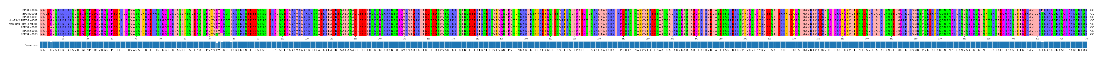 Multiple Alignments (by translate haplotype similarity)