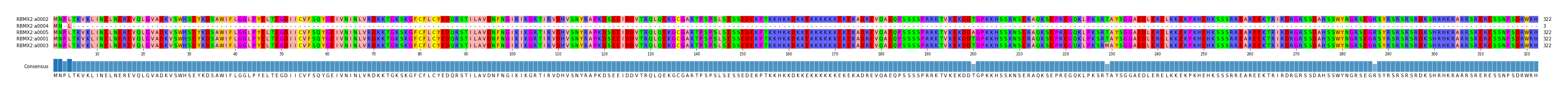 Multiple Alignments (by translate haplotype similarity)