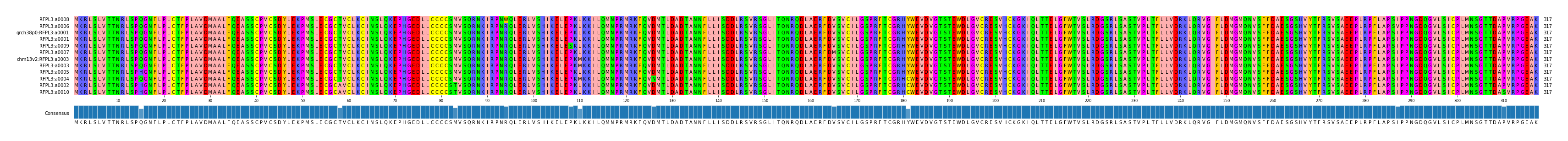 Multiple Alignments (by translate haplotype similarity)