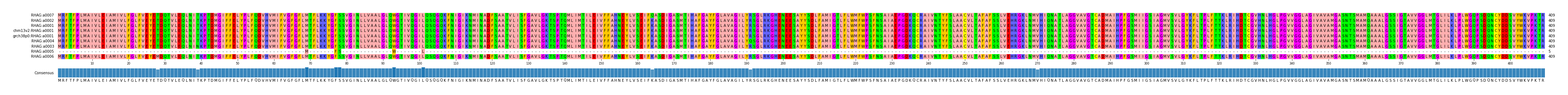 Multiple Alignments (by translate haplotype similarity)