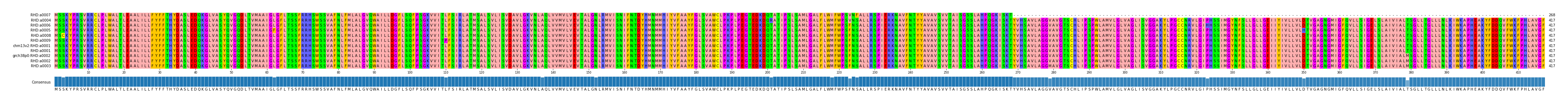 Multiple Alignments (by translate haplotype similarity)