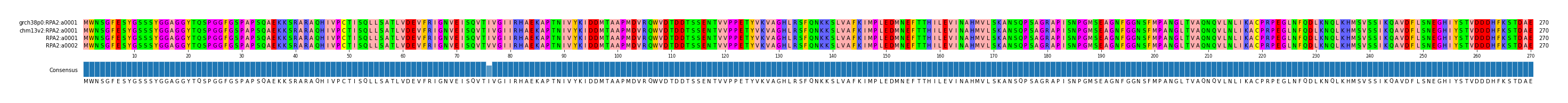 Multiple Alignments (by translate haplotype similarity)