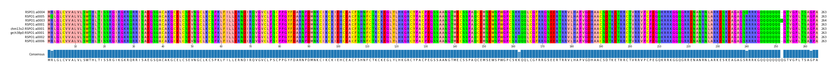 Multiple Alignments (by translate haplotype similarity)