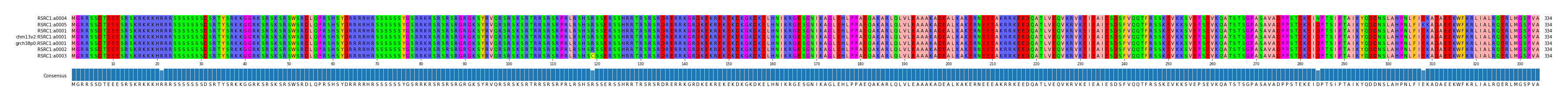 Multiple Alignments (by translate haplotype similarity)