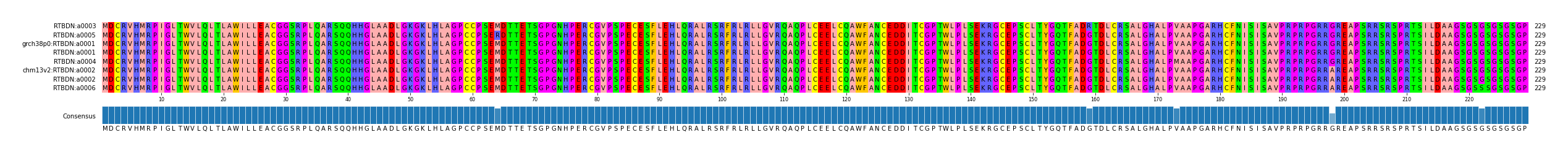 Multiple Alignments (by translate haplotype similarity)