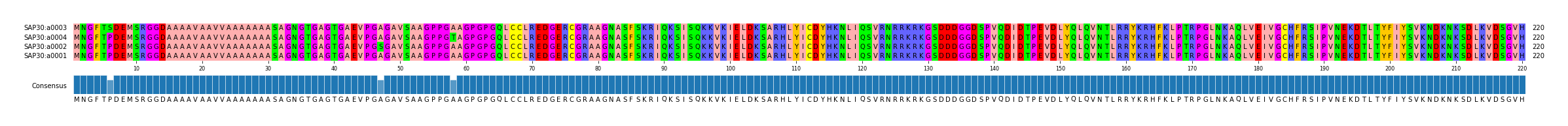Multiple Alignments (by translate haplotype similarity)
