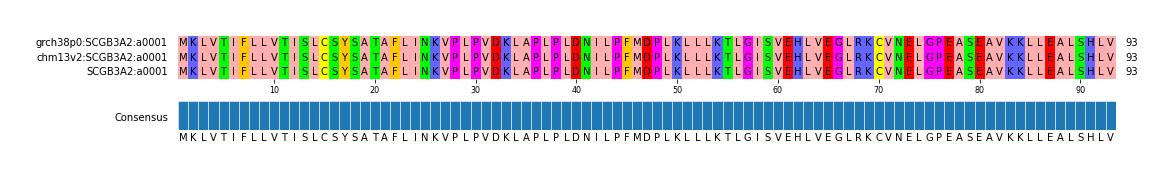 Multiple Alignments (by translate haplotype similarity)