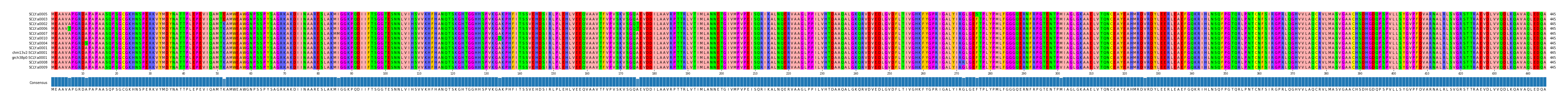 Multiple Alignments (by translate haplotype similarity)