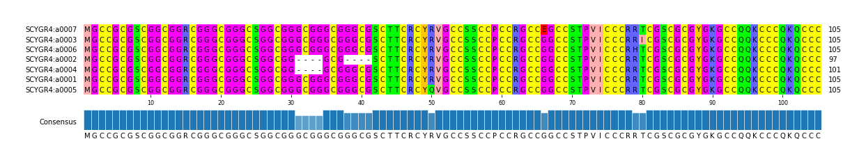 Multiple Alignments (by translate haplotype similarity)