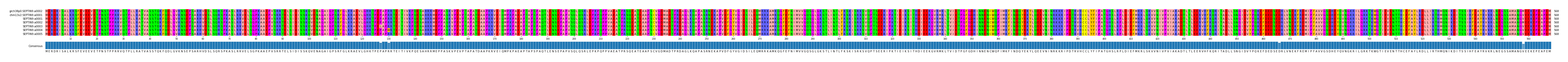 Multiple Alignments (by translate haplotype frequency)