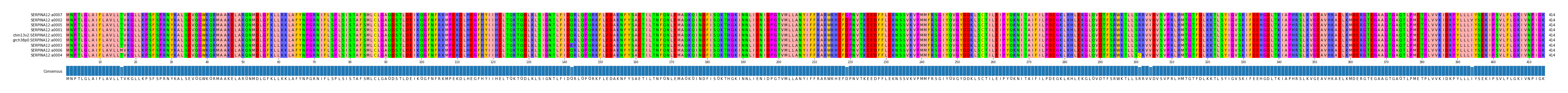 Multiple Alignments (by translate haplotype similarity)