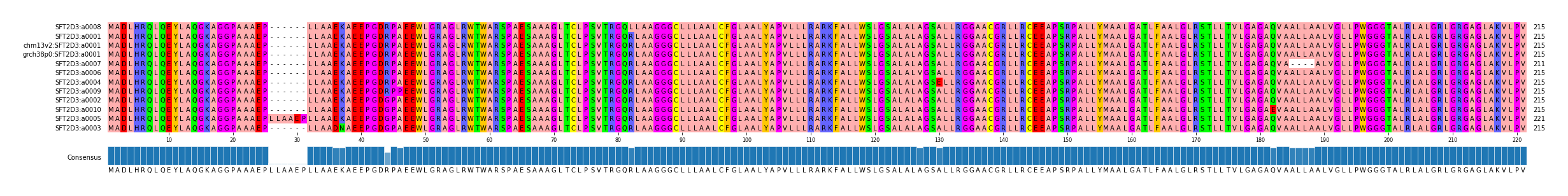 Multiple Alignments (by translate haplotype similarity)