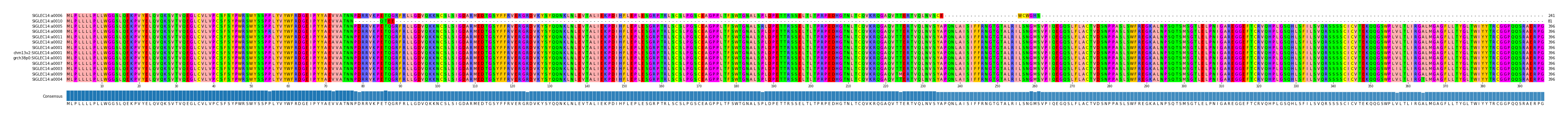 Multiple Alignments (by translate haplotype similarity)