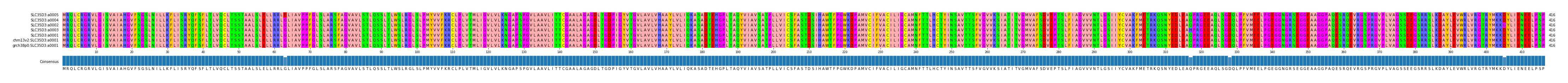 Multiple Alignments (by translate haplotype similarity)