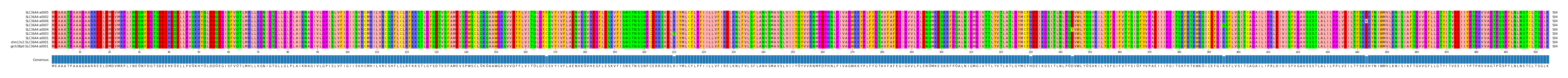 Multiple Alignments (by translate haplotype similarity)