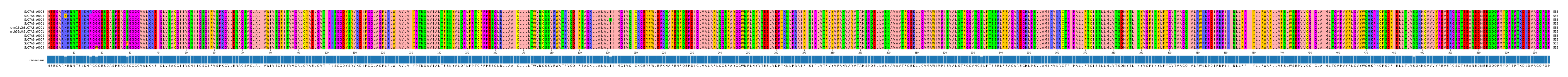 Multiple Alignments (by translate haplotype similarity)