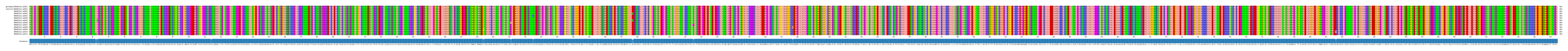 Multiple Alignments (by translate haplotype frequency)