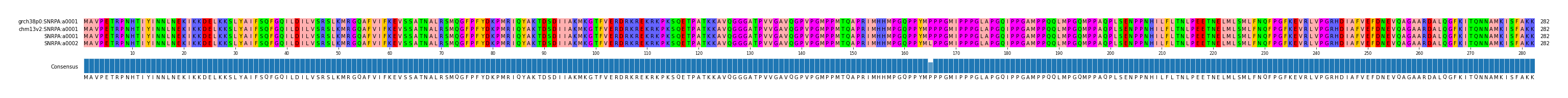 Multiple Alignments (by translate haplotype similarity)