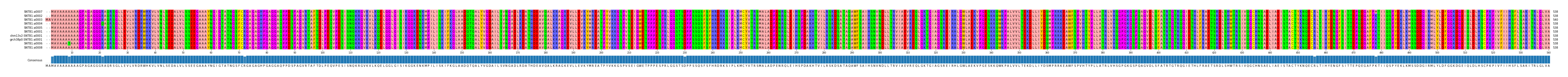 Multiple Alignments (by translate haplotype similarity)