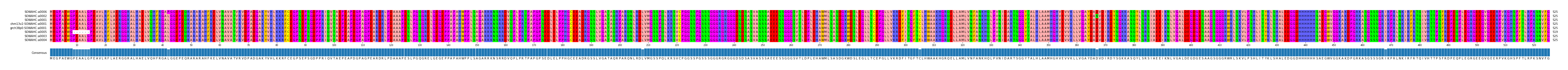 Multiple Alignments (by translate haplotype similarity)