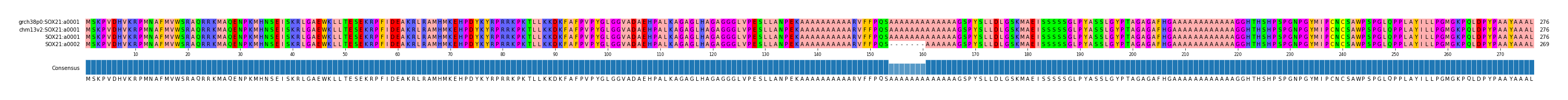 Multiple Alignments (by translate haplotype similarity)