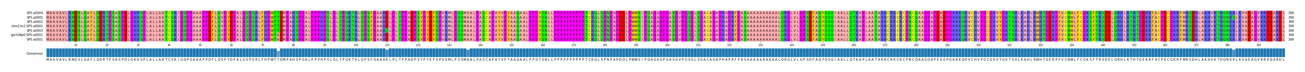 Multiple Alignments (by translate haplotype similarity)