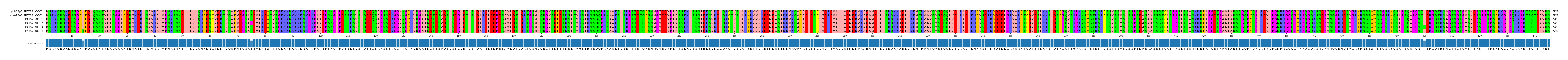 Multiple Alignments (by translate haplotype frequency)