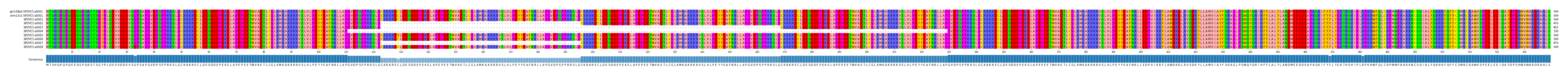 Multiple Alignments (by translate haplotype frequency)