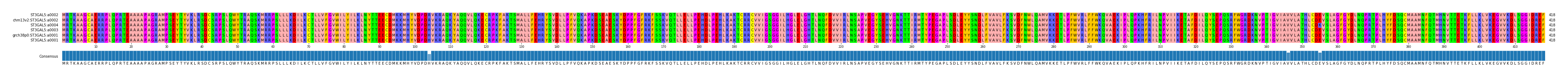 Multiple Alignments (by translate haplotype similarity)