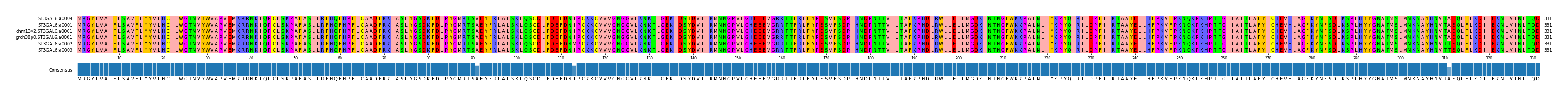 Multiple Alignments (by translate haplotype similarity)