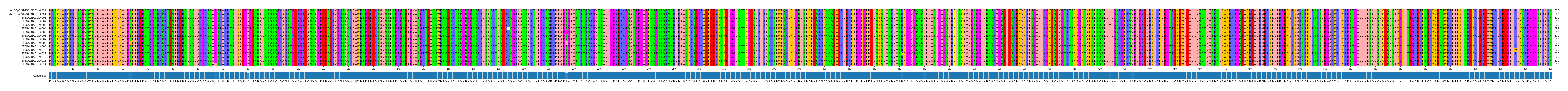 Multiple Alignments (by translate haplotype frequency)
