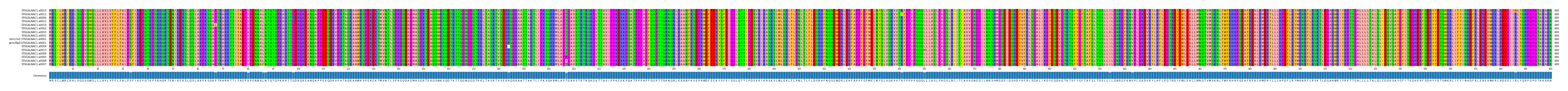 Multiple Alignments (by translate haplotype similarity)