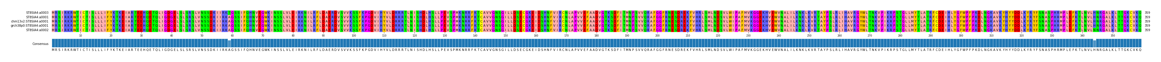 Multiple Alignments (by translate haplotype similarity)