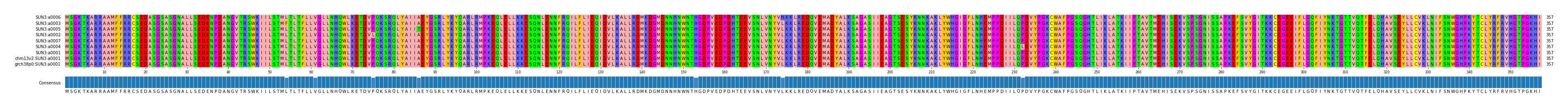 Multiple Alignments (by translate haplotype similarity)