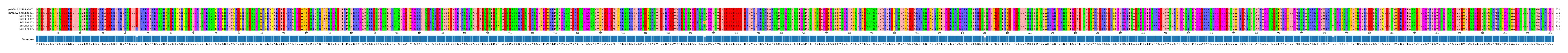 Multiple Alignments (by translate haplotype frequency)