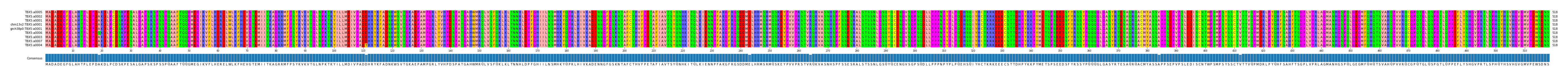 Multiple Alignments (by translate haplotype similarity)