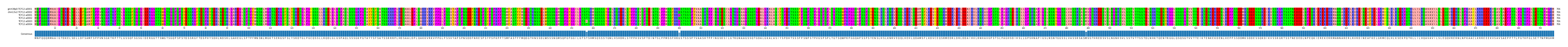Multiple Alignments (by translate haplotype frequency)