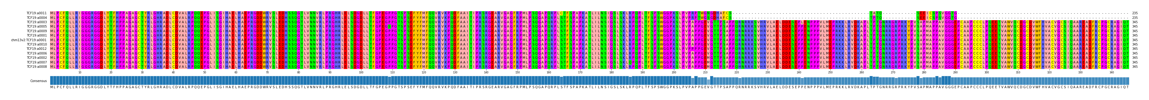 Multiple Alignments (by translate haplotype similarity)