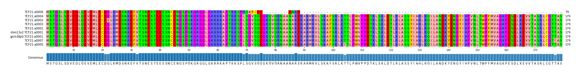 Multiple Alignments (by translate haplotype similarity)