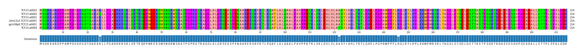 Multiple Alignments (by translate haplotype similarity)