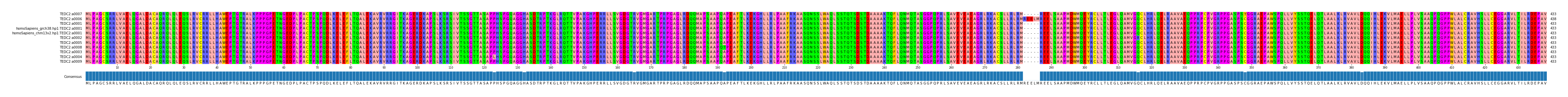 Multiple Alignments (by translate haplotype similarity)