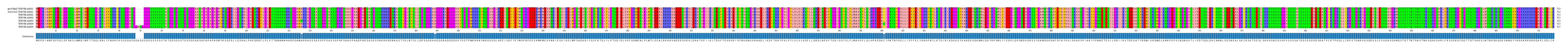 Multiple Alignments (by translate haplotype frequency)