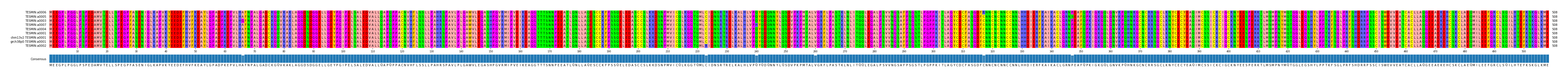 Multiple Alignments (by translate haplotype similarity)